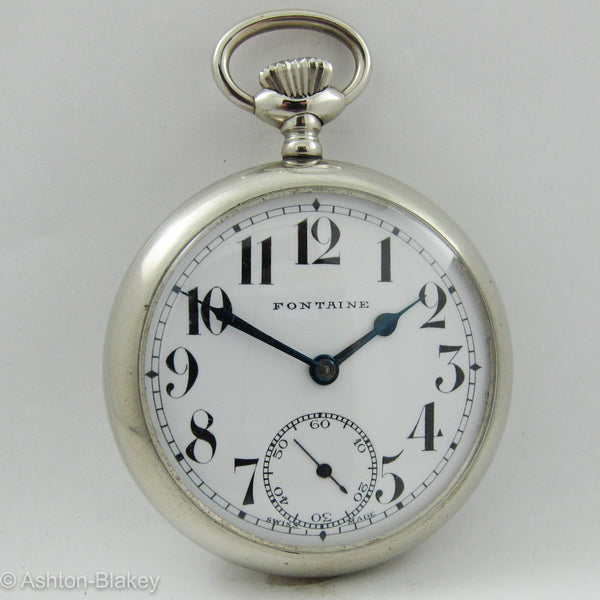 SWISS size 16 open faced man’s Pocket Watch Pocket Watches - Ashton-Blakey Vintage Watches