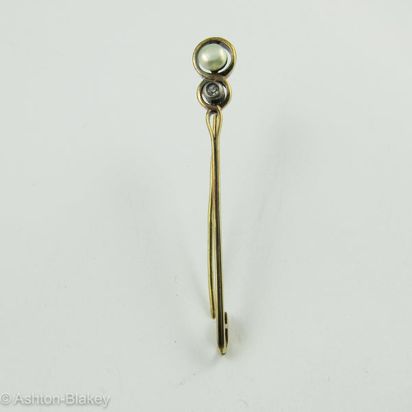 Stick Pin - 14K Victorian Jewelry - Ashton-Blakey Vintage Watches