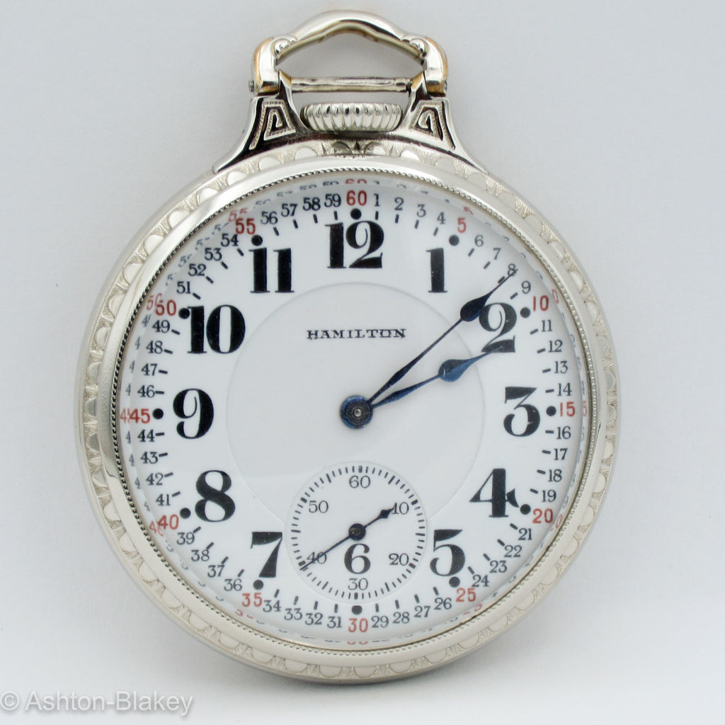HAMILTON Railroad Pocket Watch Pocket Watches - Ashton-Blakey Vintage Watches