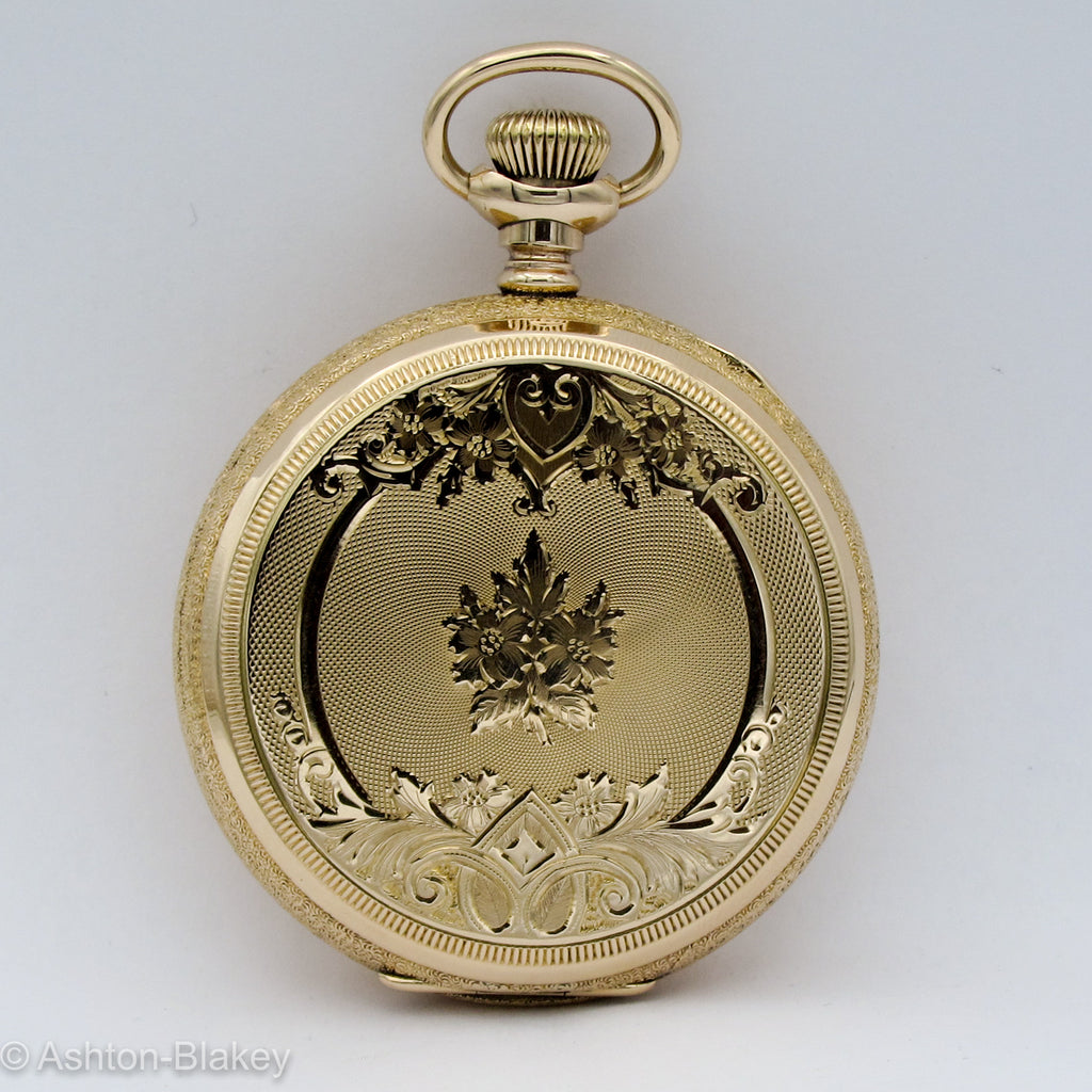 ELGIN Pocket Watch with Multicolor Dial Pocket Watches - Ashton-Blakey Vintage Watches