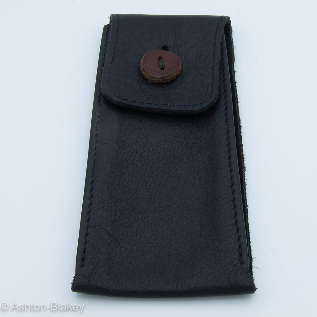 Hand Stitched Leather Pouch - Navy  - Ashton-Blakey Vintage Watches