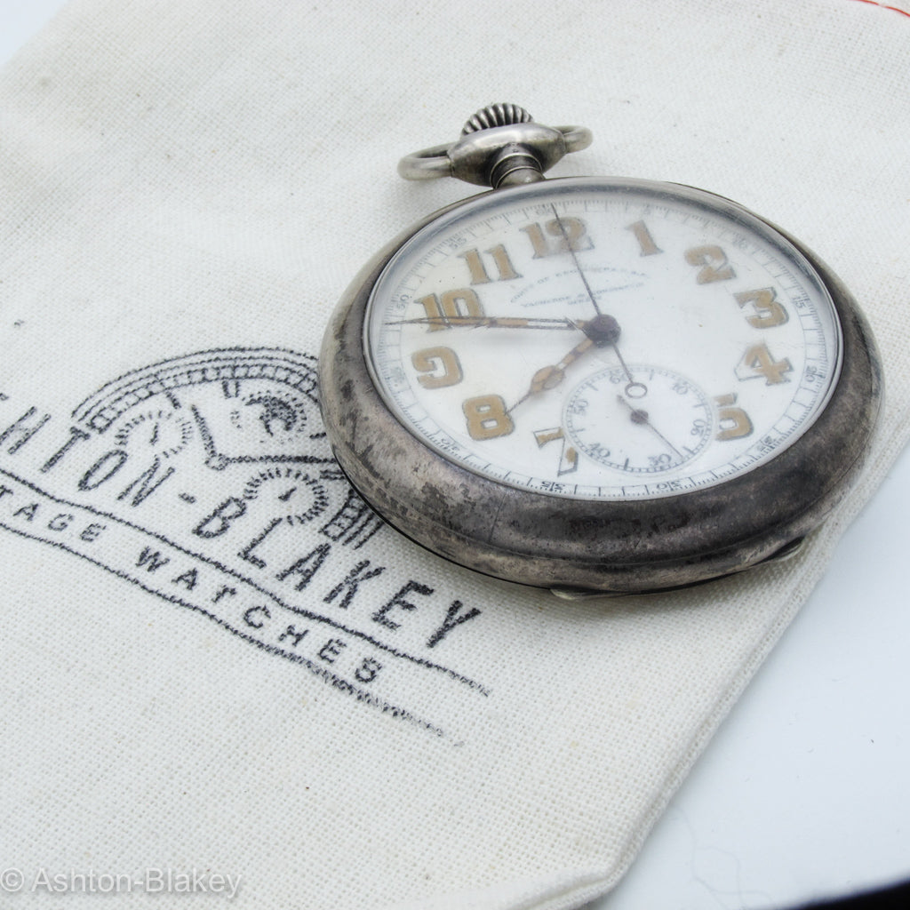 VACHERON & CONSTANTIN CORPS OF ENGINEERS MILITARY CHRONOGRAPH Pocket Watches - Ashton-Blakey Vintage Watches