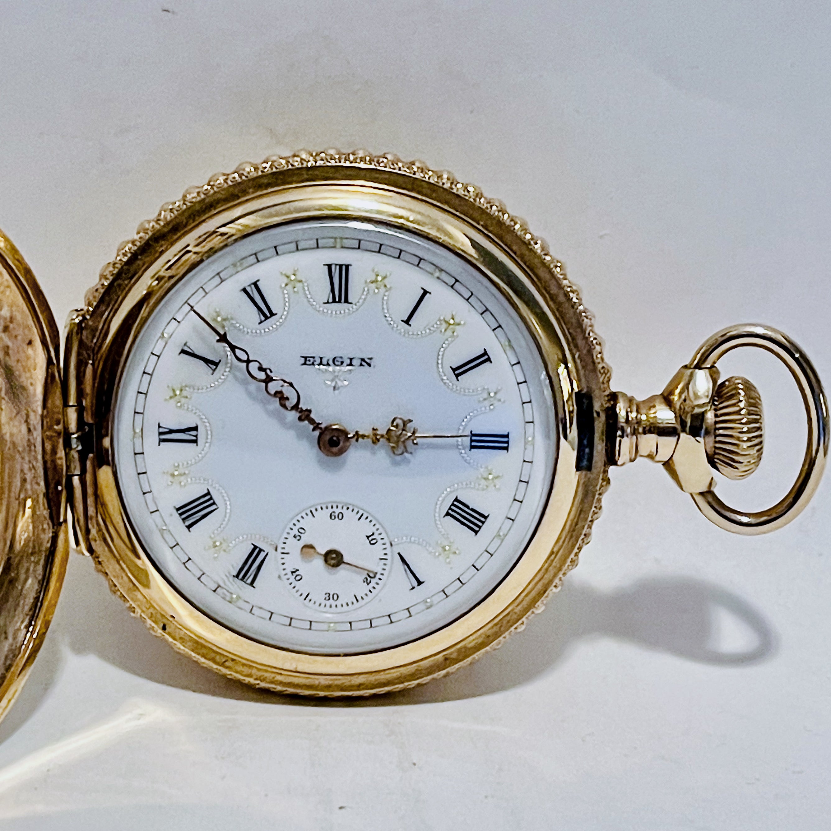 ELGIN Multi Color Woman's Pocket Watch Ashton-Blakey Vintage Watches