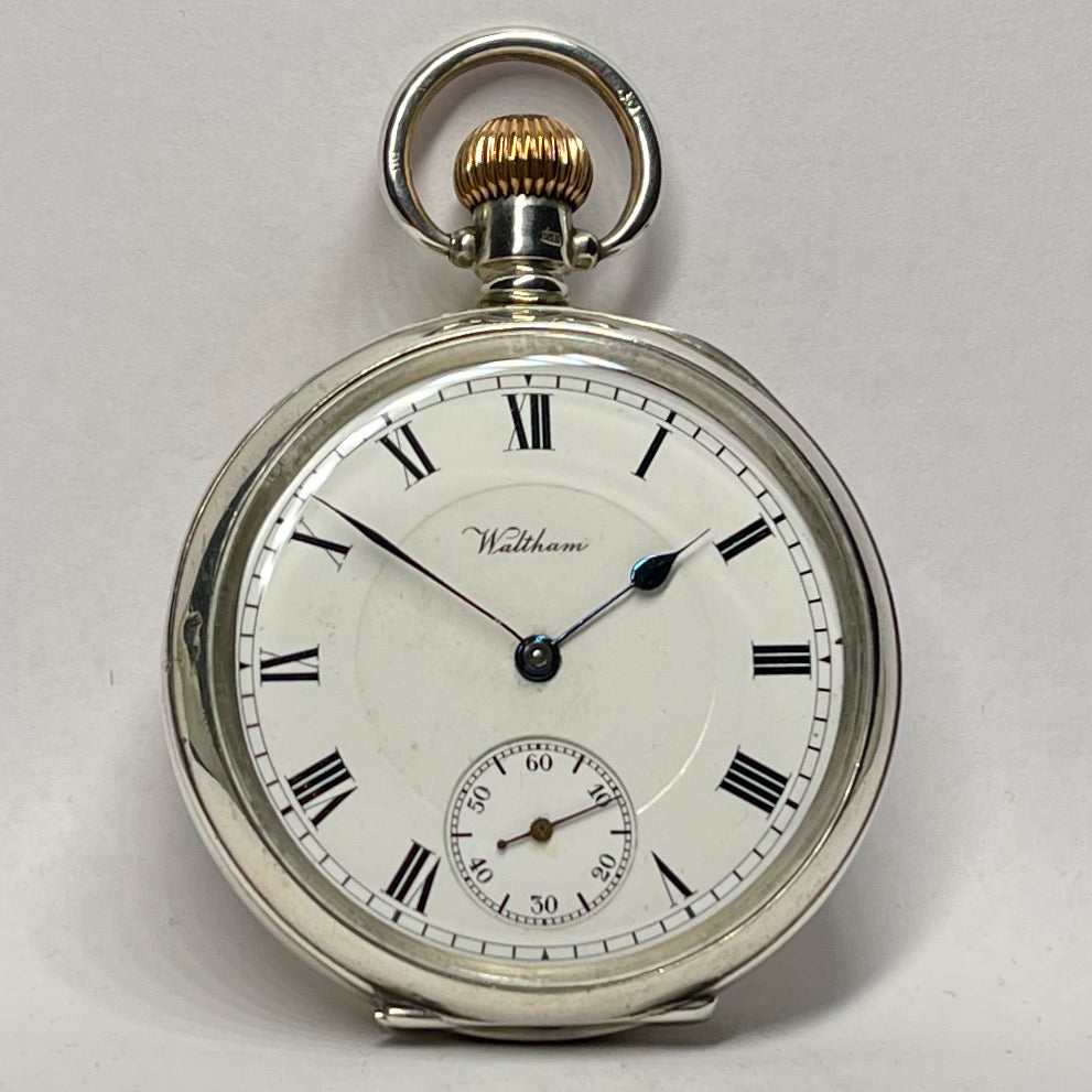 WALTHAM Silver Pocket Watch RESERVED Ashton-Blakey Vintage Watches
