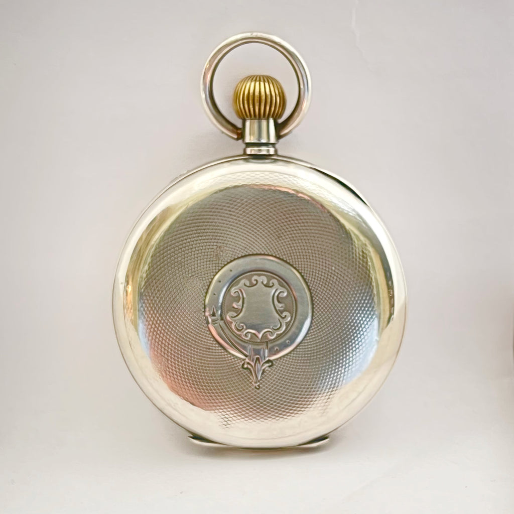 KENDAL AND DENT  BRITISH SILVER POCKET WATCH