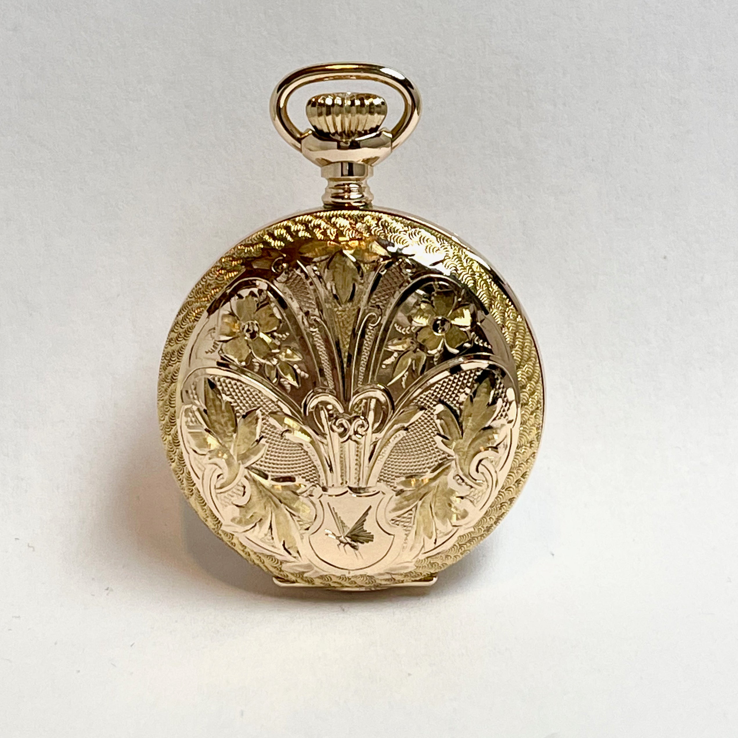 Gold Pendant Watch Ladies WALTHAM LADY'S MULTI COLOR POCKET WATCH