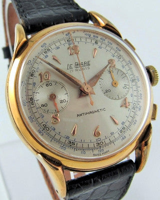 LE PHARE – SWISS CHRONOGRAPH Vintage Watch Vintage Watches - Ashton-Blakey Vintage Watches