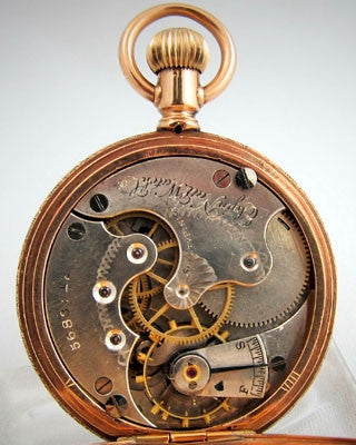 ELGIN Multi Color 14K gold filled Pocket Watch Ashton Blakey Vintage Watches