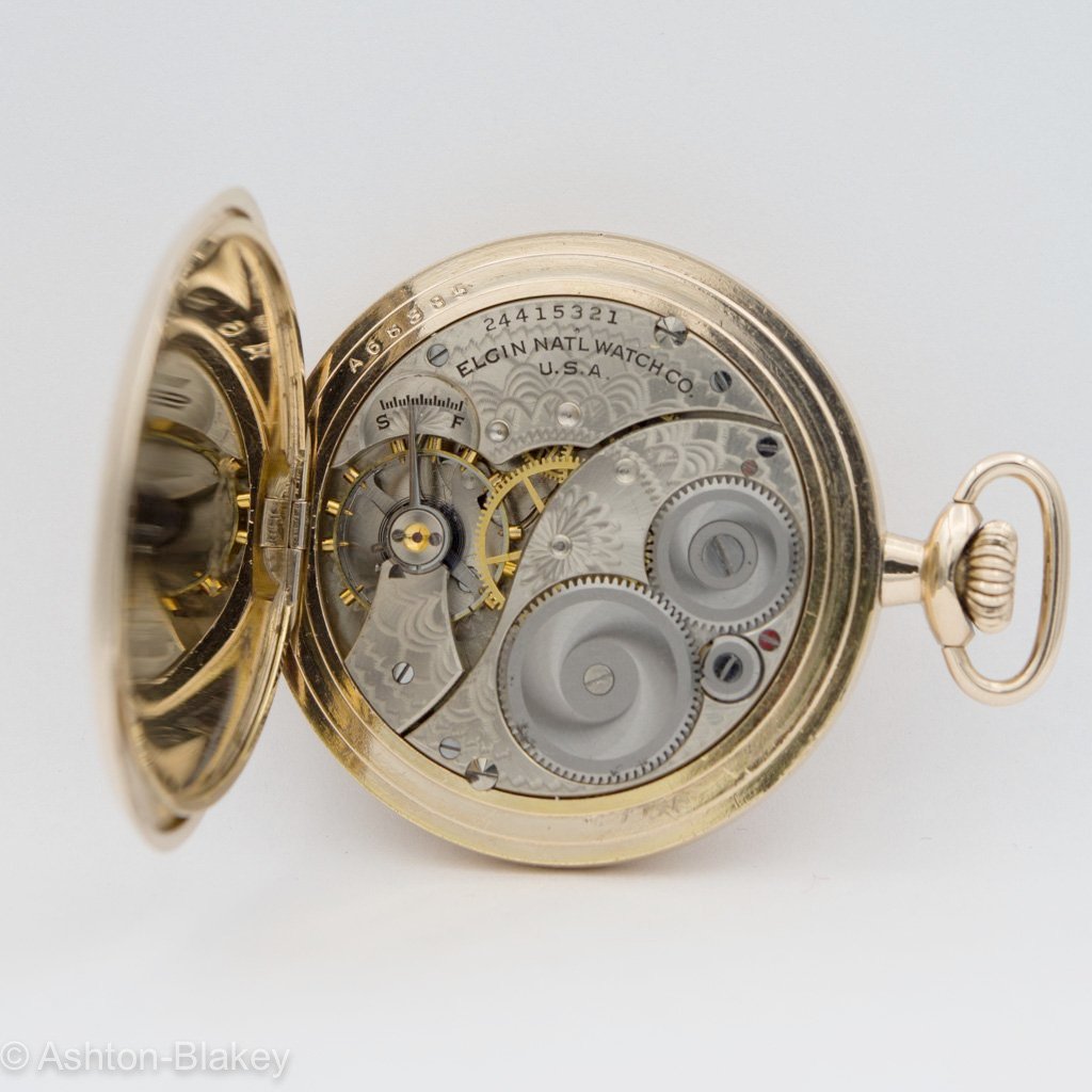 ELGIN Multicolor Man's Pocket Watch Pocket Watches - Ashton-Blakey Vintage Watches