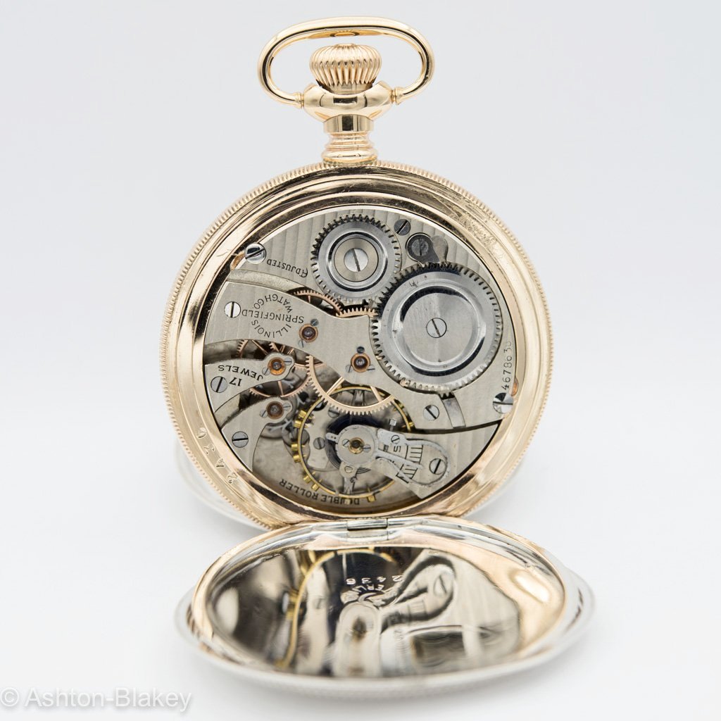 ILLINOIS Sterling silver Pocket Watches - Ashton-Blakey Vintage Watches