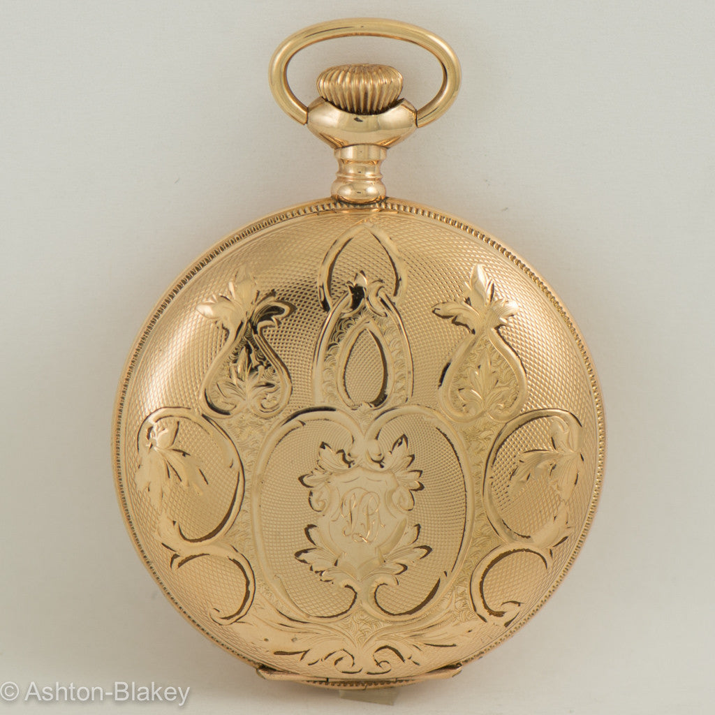 Waltham gold filled lady”s size six hunting cased Pocket Watch Pocket Watches - Ashton-Blakey Vintage Watches