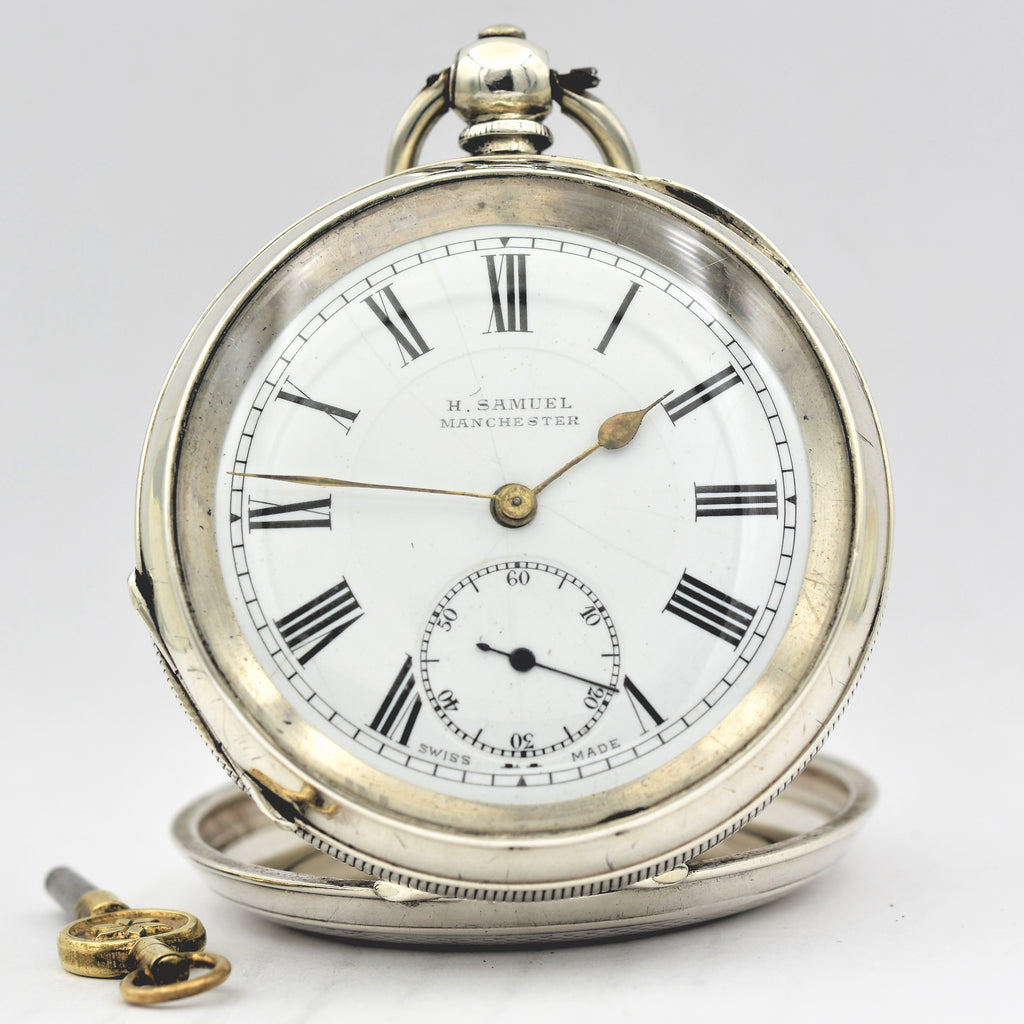 ENGLISH Silver Pocket Watch Pocket Watches - Ashton-Blakey Vintage Watches
