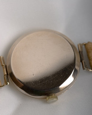 ROLEX 9K gold officer's watch Vintage Watch Vintage Watches - Ashton-Blakey Vintage Watches