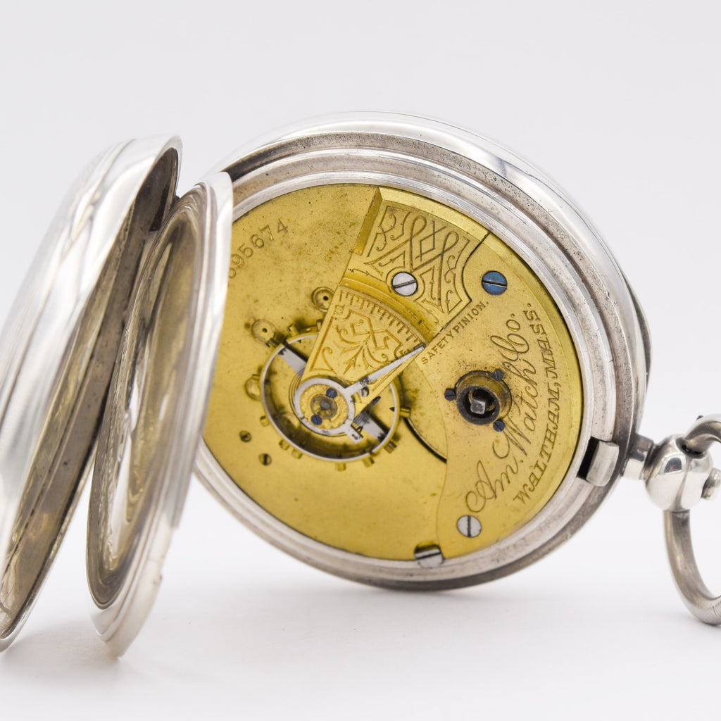 WALTHAM POCKET WATCH  with Historical Inscription Pocket Watches - Ashton-Blakey Vintage Watches
