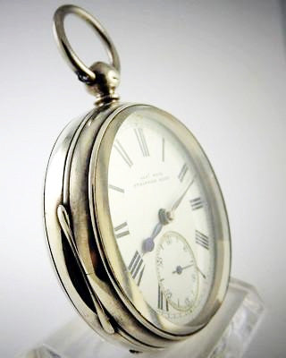 ENGLISH Sterling Silver lever escapement Pocket Watch Pocket Watches - Ashton-Blakey Vintage Watches