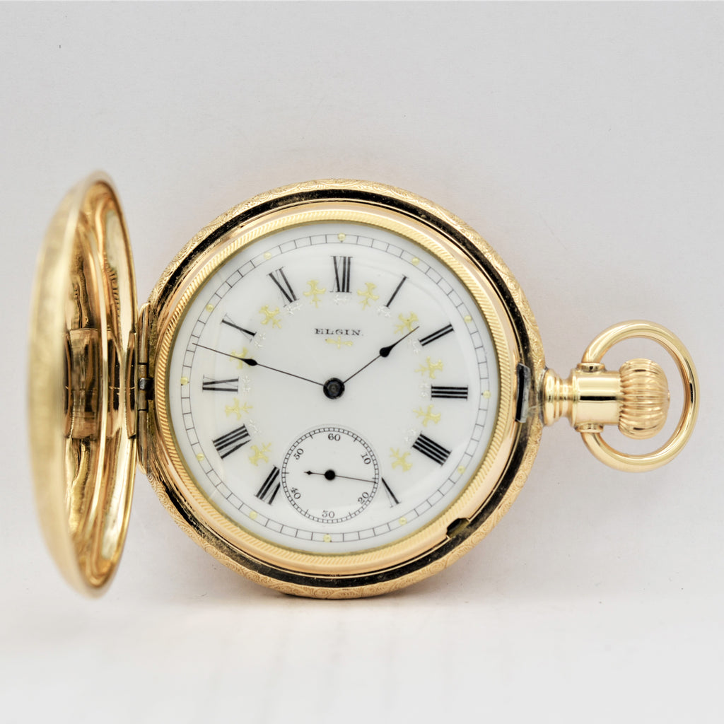 ELGIN MULTICOLOR Pocket Watch Pocket Watches - Ashton-Blakey Vintage Watches