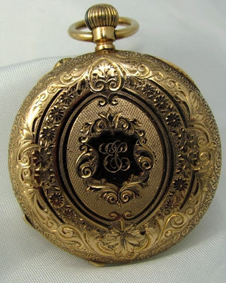 18k gold on sale pocket watch