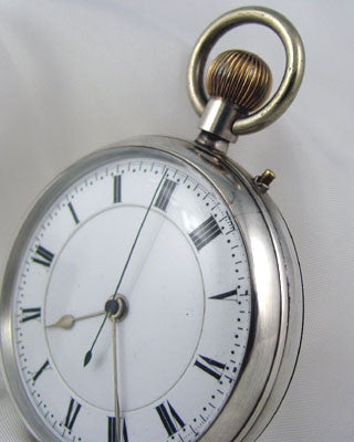 Mens sterling silver best sale pocket watch