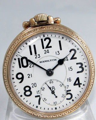 HAMILTON 992B Railroad Pocket Watches - Ashton-Blakey Vintage Watches