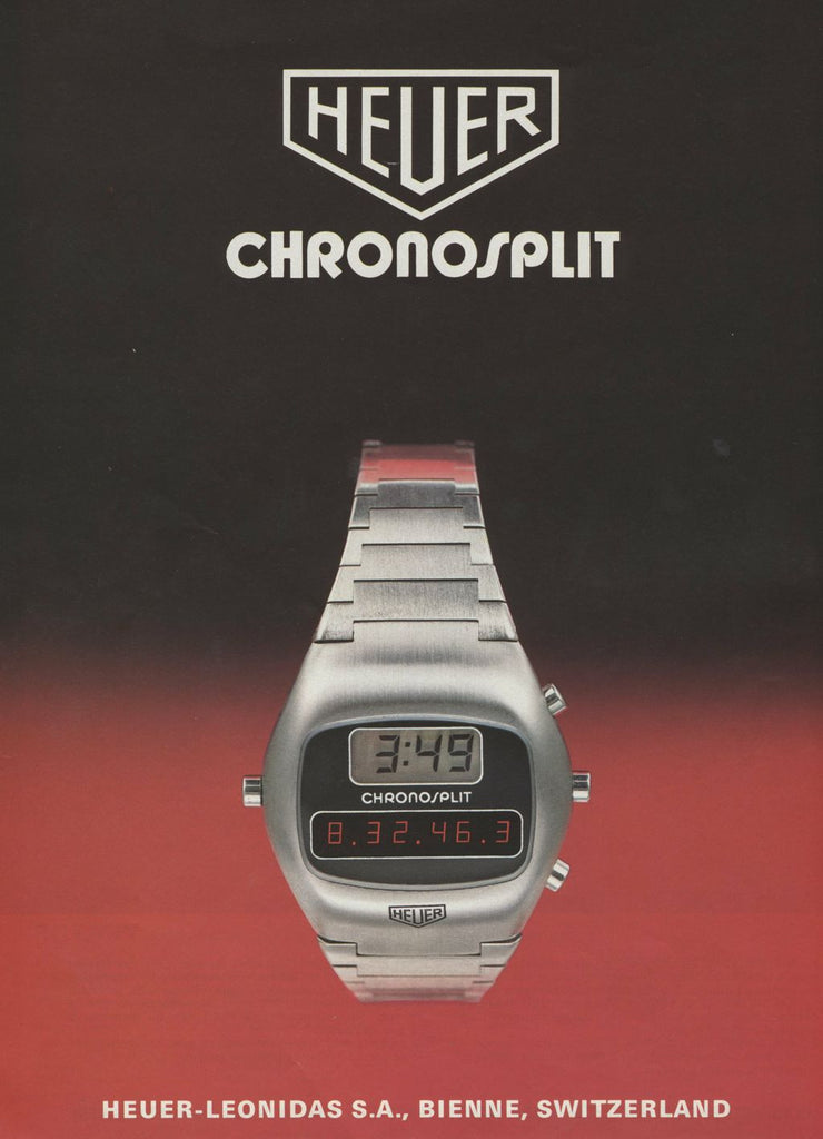 HEUER Chronosplit LCD/LED Vintage Watches - Ashton-Blakey Vintage Watches
