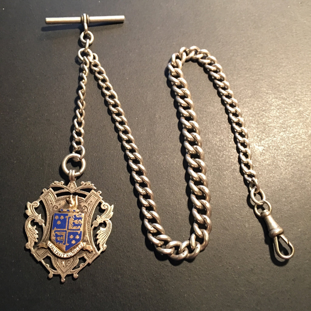 English Sterling Pocket Watch Chain