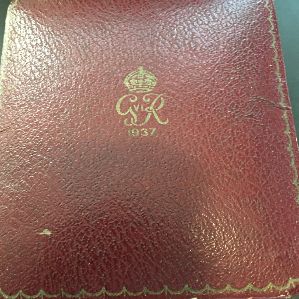 ENGLISH SILVER JW BENSON Pocket Watch For George VI Coronation 1937