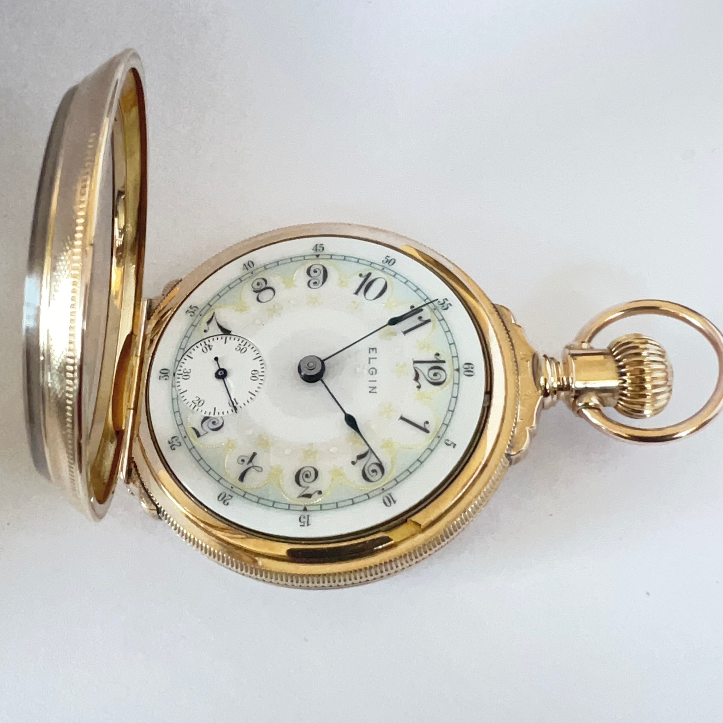 Elgin Collectible Pocket Watches Vintage Elgin Open Face Hunt