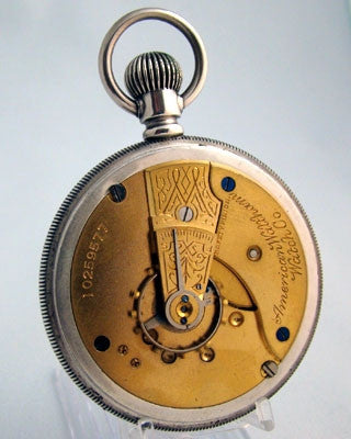 WALTHAM SILVER Multicolor Dial Men’s open faced Pocket Watch Pocket Watches - Ashton-Blakey Vintage Watches