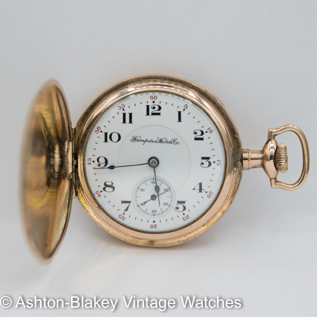 HAMPDEN MEN'S  POCKET WATCH Pocket Watches - Ashton-Blakey Vintage Watches