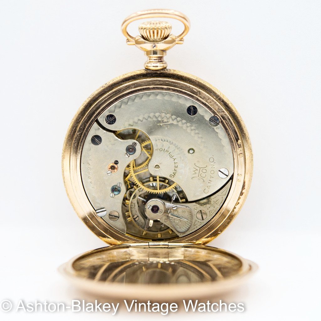 HAMPDEN MEN'S  MULTICOLOR POCKET WATCH Pocket Watches - Ashton-Blakey Vintage Watches
