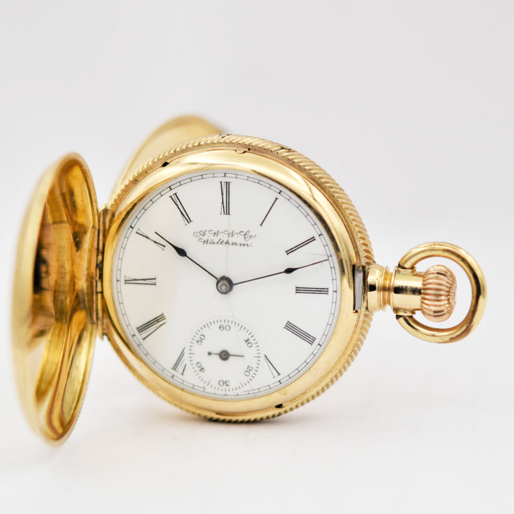 WALTHAM 14K Gold Lady's Pocket Watch Pocket Watches - Ashton-Blakey Vintage Watches