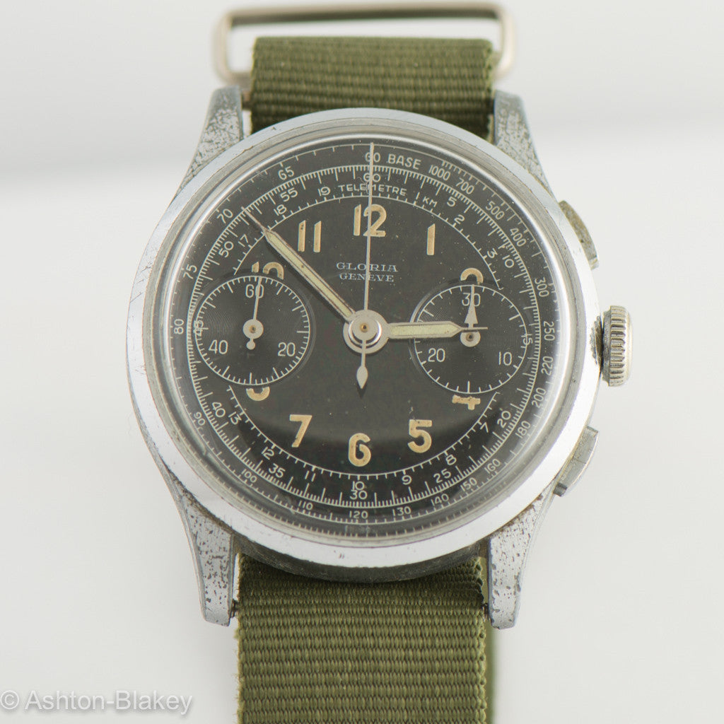 SWISS military style Vintage Watch Ashton-Blakey Vintage Watches