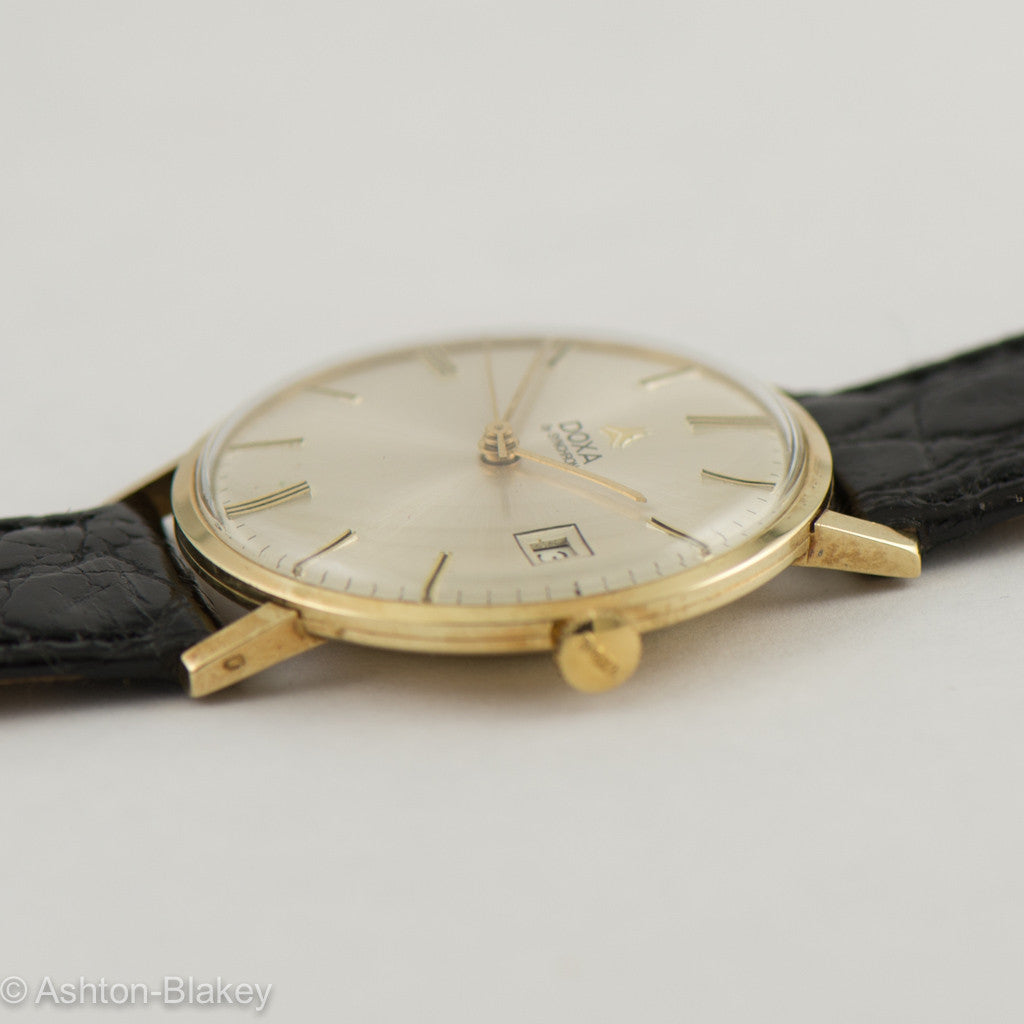 DOXA  14K gold Vintage Watch Vintage Watches - Ashton-Blakey Vintage Watches