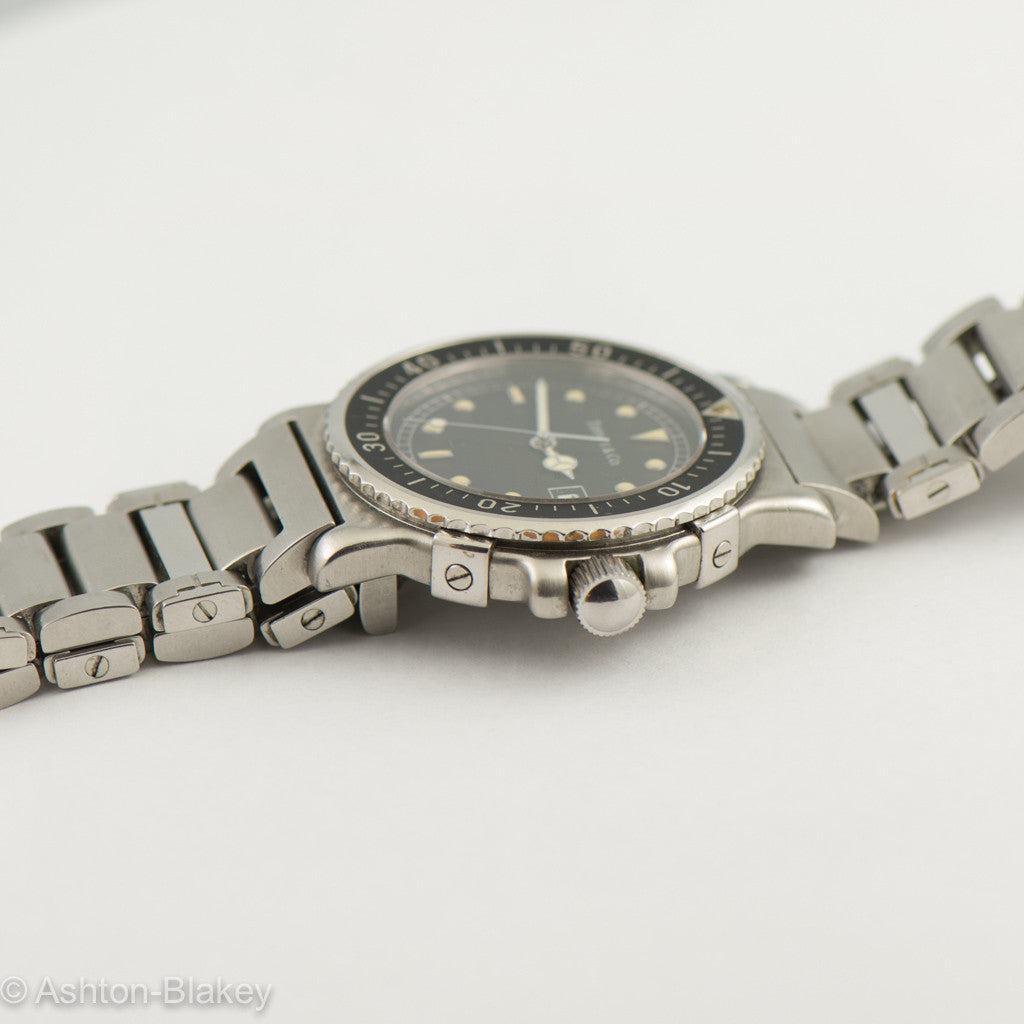 TIFFANY  stainless steel men's Vintage Watch Vintage Watches - Ashton-Blakey Vintage Watches