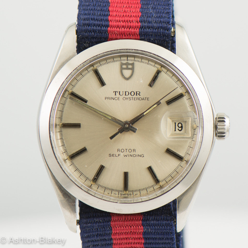 TUDOR PRINCE OYSTERDATE -By Rolex Stainless Steel Vintage Watch Vintage Watches - Ashton-Blakey Vintage Watches