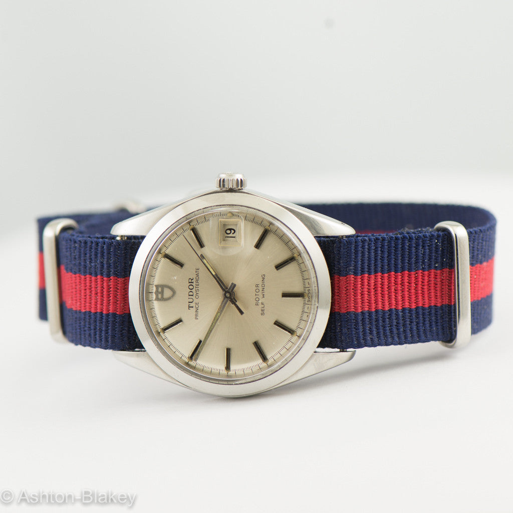 TUDOR PRINCE OYSTERDATE -By Rolex Stainless Steel Vintage Watch Vintage Watches - Ashton-Blakey Vintage Watches